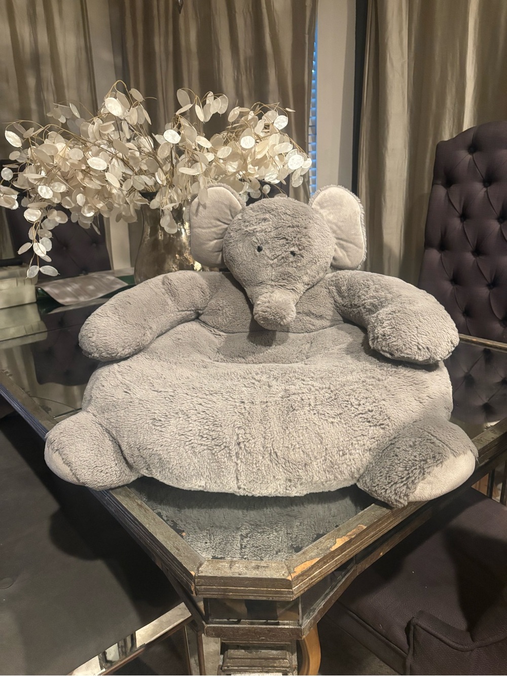 RH plush chair